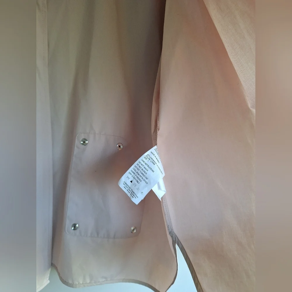 Studio Tomboy Oversized Shacket Jacket Bone Beige M L Korean Streetwear Overfit